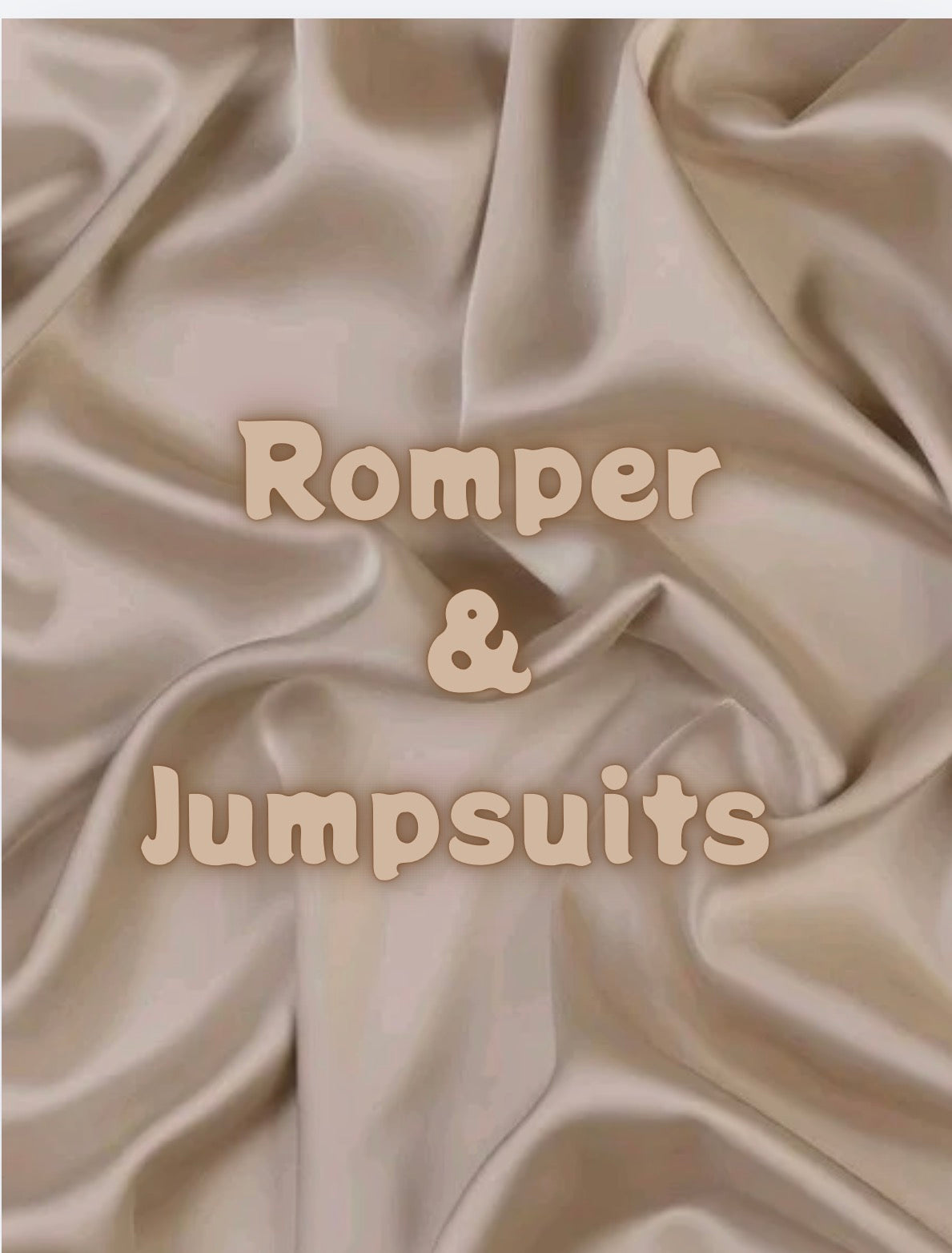 Romper o Jumpsuit