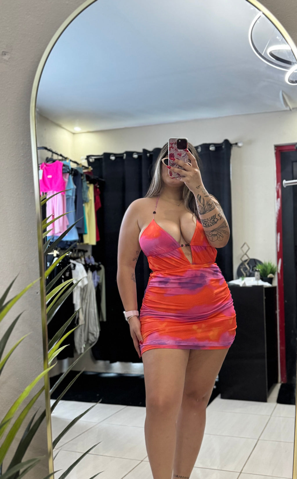 Sunset dress Brown dress