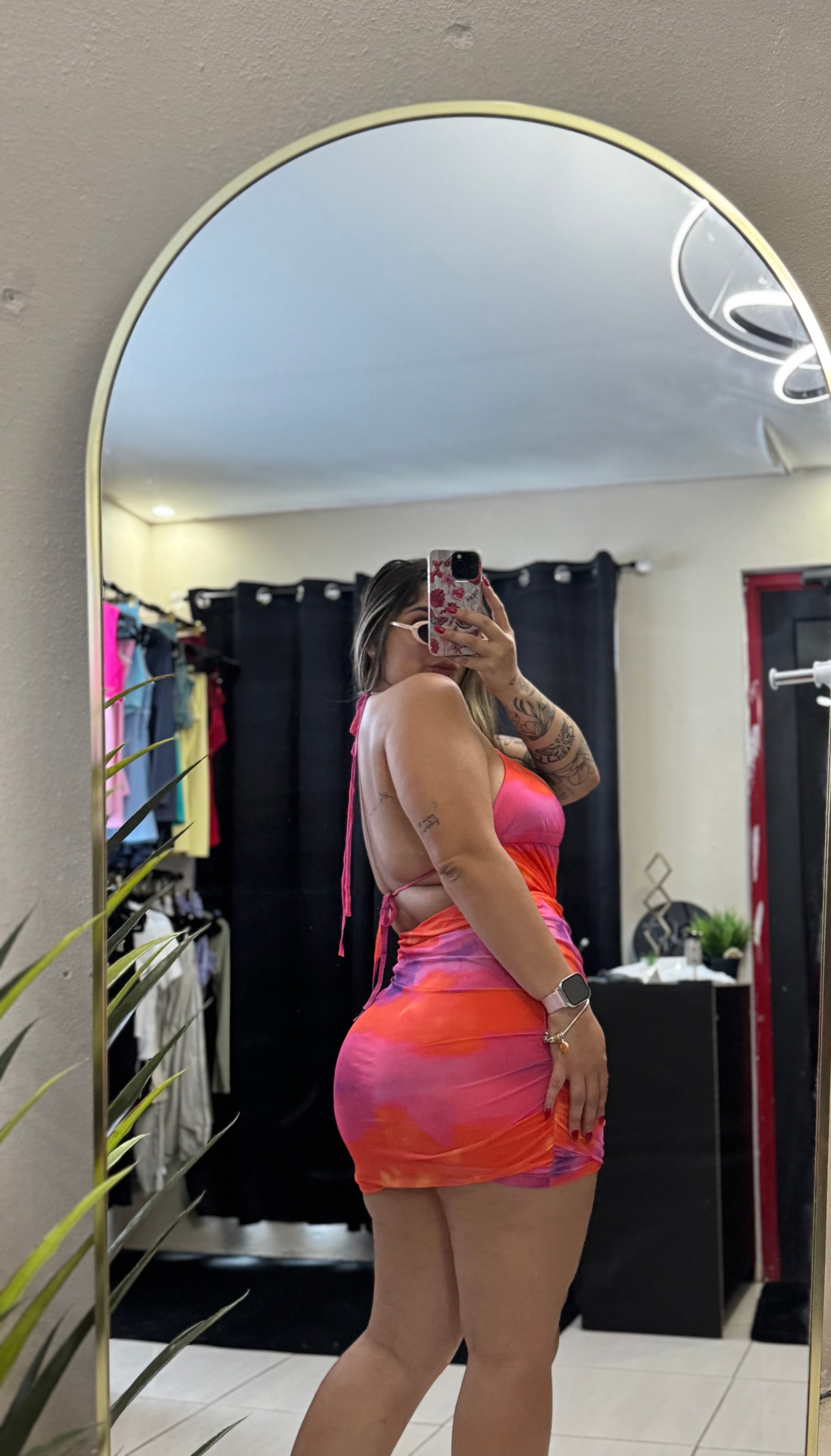 Sunset dress Brown dress
